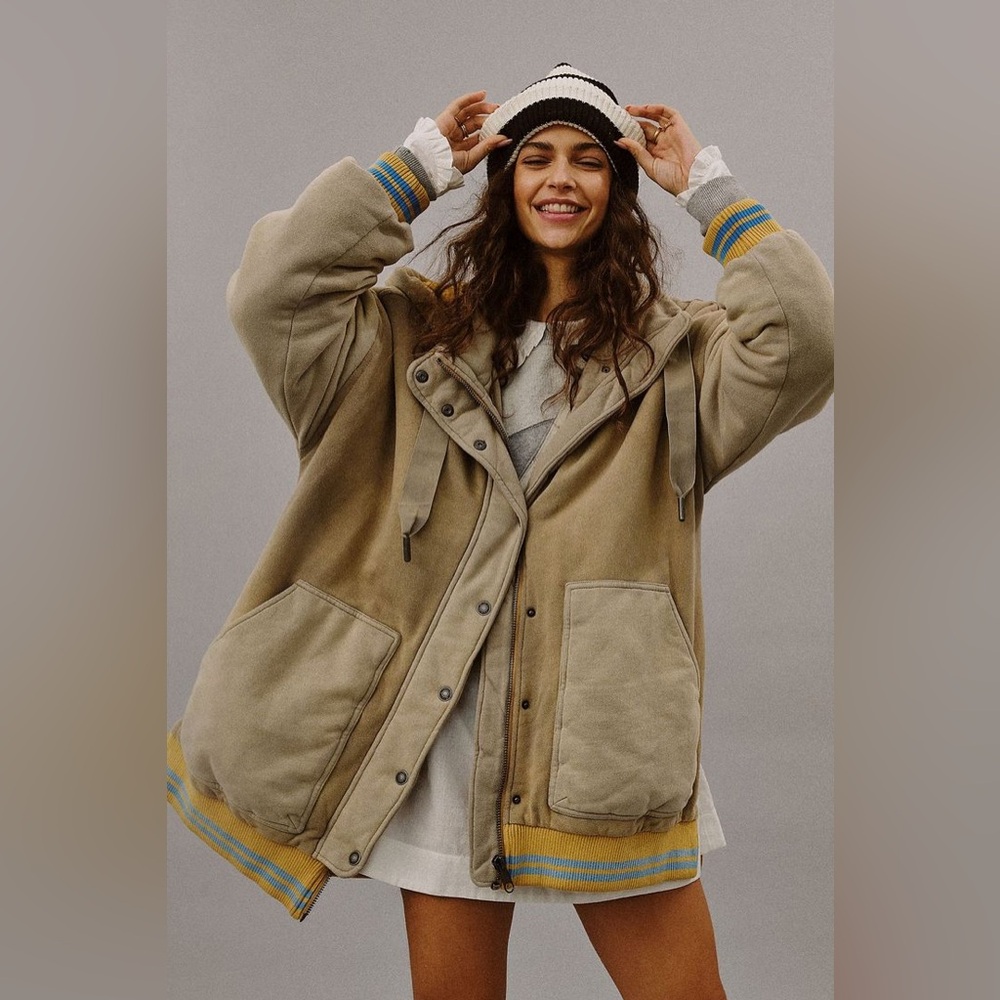 Free People All Star Stadium Jacket